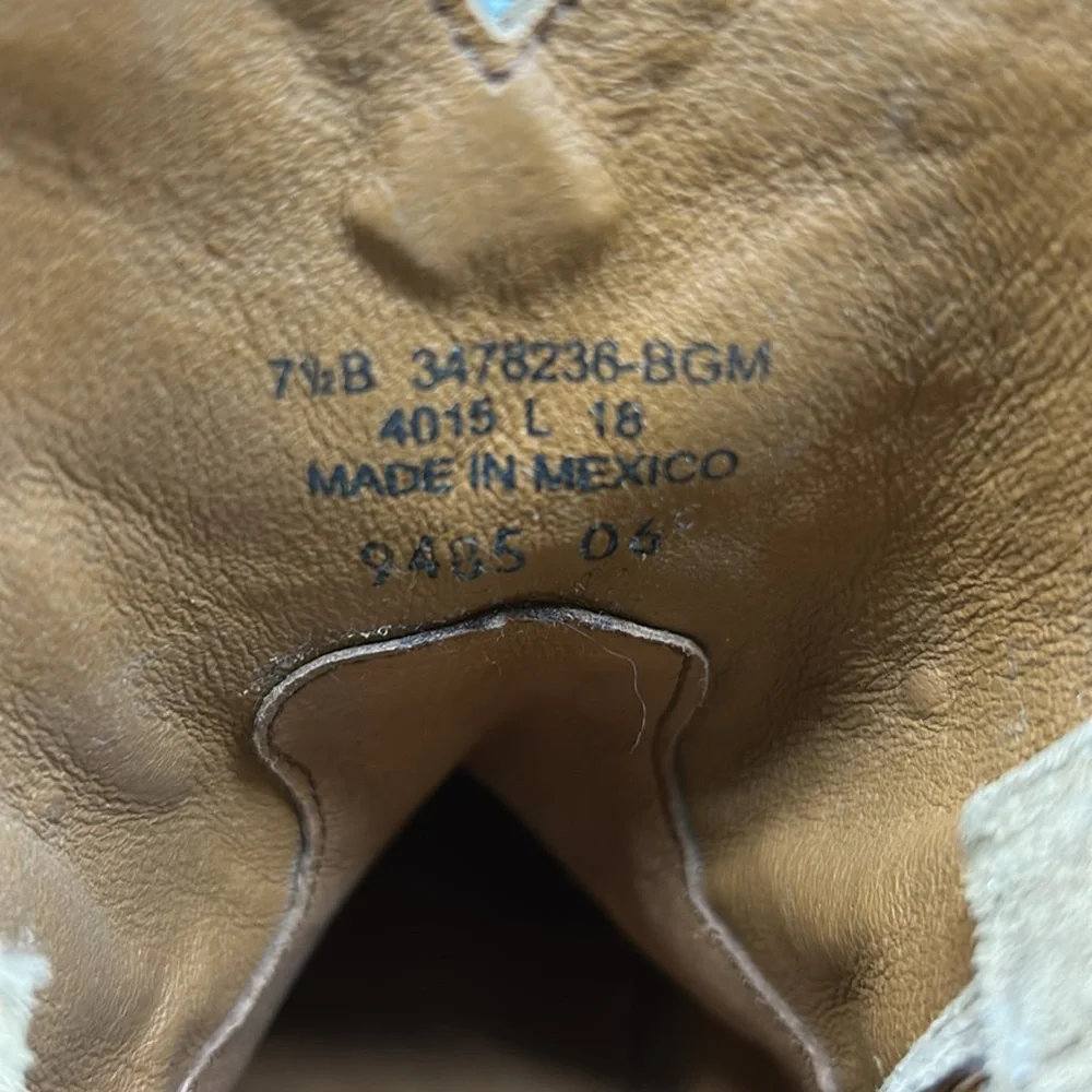 FRYE | BILLY STUD WESTERN BOOTS like new 7.5